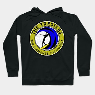 Surfing The Trestles San Clemente California Hoodie